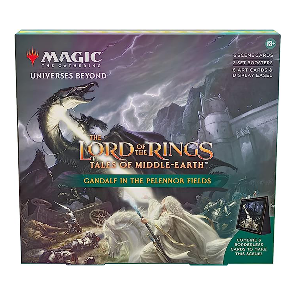 Universes Beyond: The Lord of the Rings: Tales of Middle-earth Scene Box - [Gandalf in Pelennor Fields] Universes Beyond: The Lord of the Rings: Tales of Middle-earth (LTR)