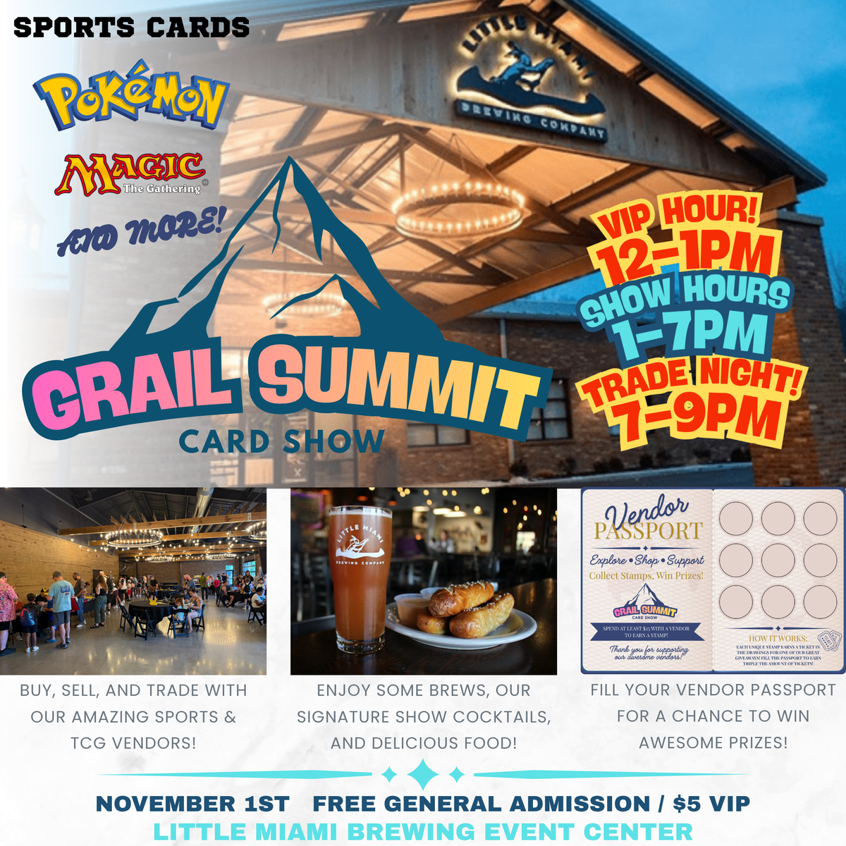 Grail Summit Card Show @ Little Miami Brewery