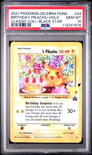 ______'s Pikachu #24 - [Graded PSA 10] Celebrations: Classic Collection (CCC)