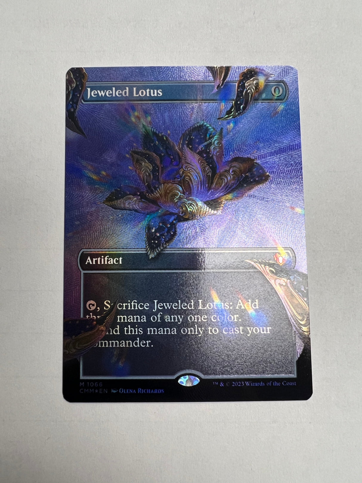 Jeweled Lotus - [Textured Foil, Borderless, #2509] Commander Masters (CMM)