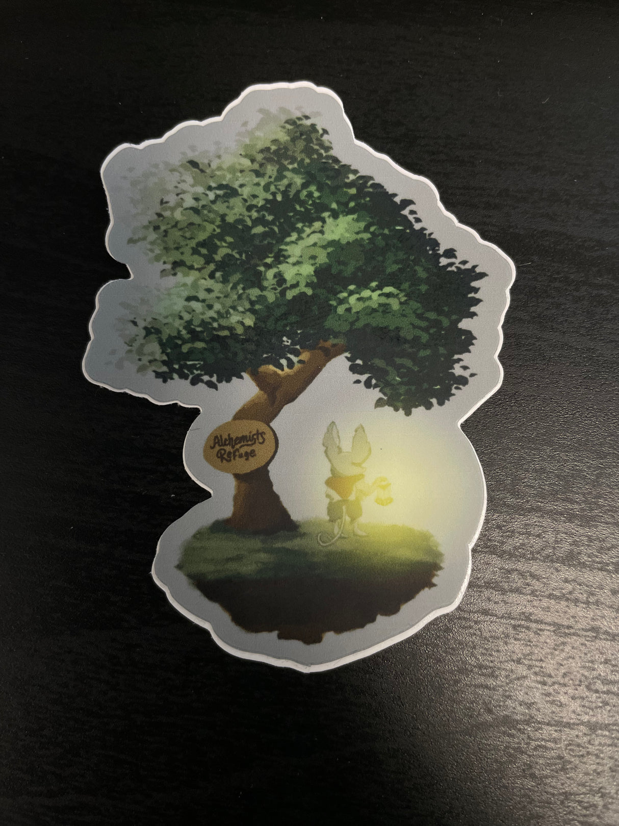 Tree and Mouse  - Alchemist's Refuge Sticker