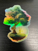 Tree and Mouse  - Alchemist's Refuge Sticker
