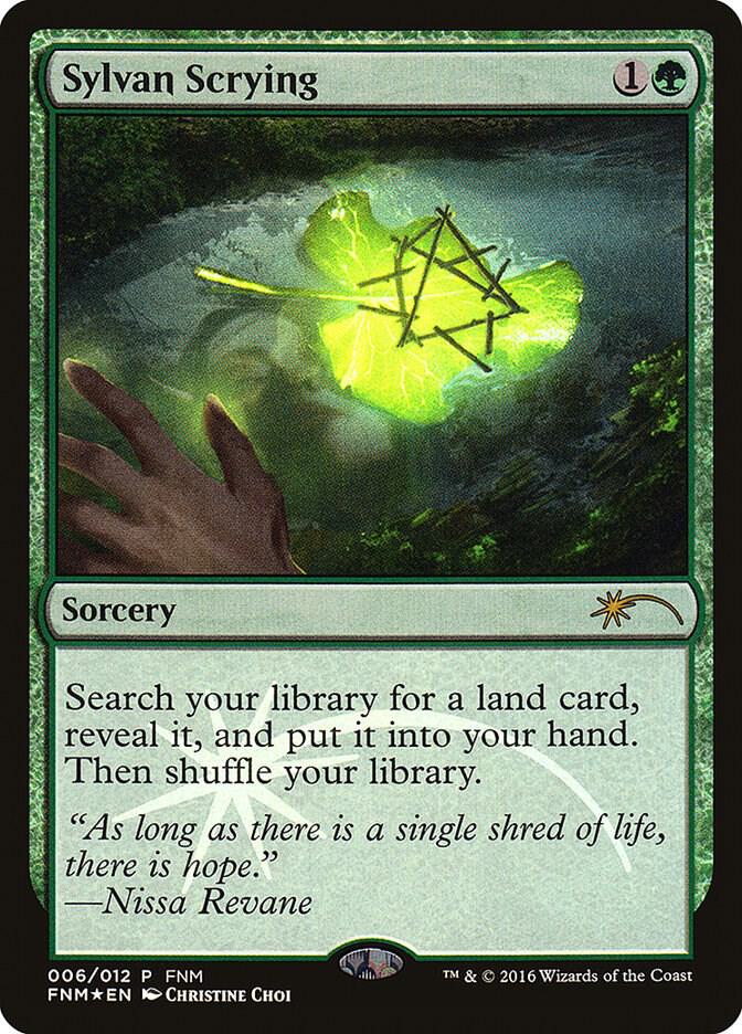 Sylvan Scrying - [Foil] FNM Promos (FNM)