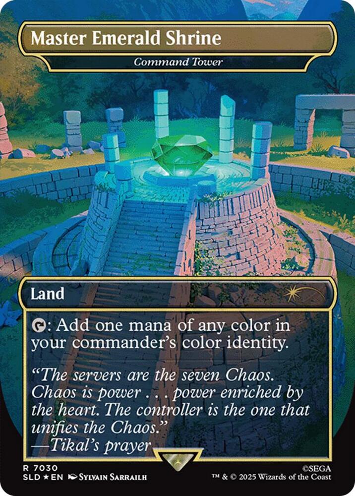 Master Emerald Shrine - Command Tower (7030) - [Rainbow Foil] Secret Lair Drop Series (SLD)