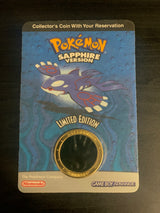 Pokémon Sapphire Version Limited Edition Coin GBA 2003