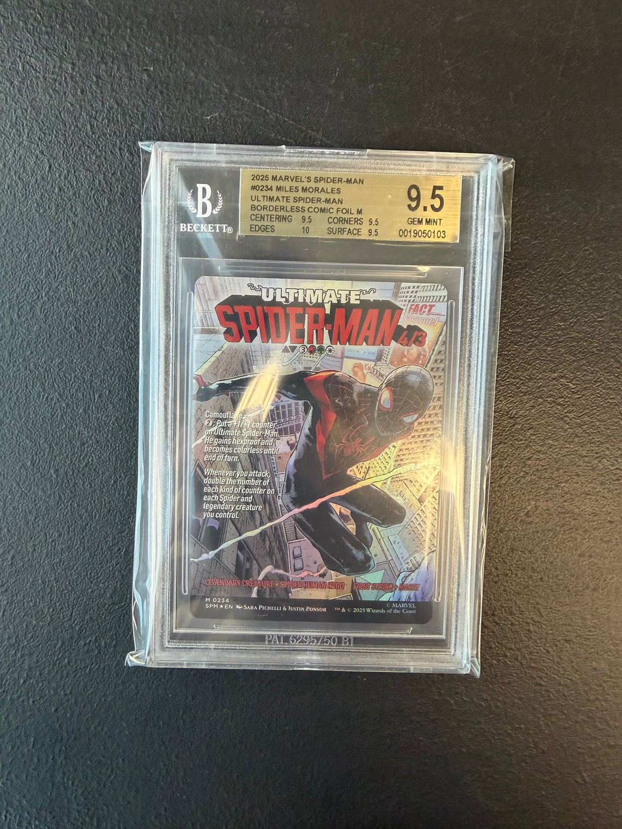 Miles Morales #234 (Borderless)- [Graded BGS 9.5] Marvel's Spider-Man (SPM)