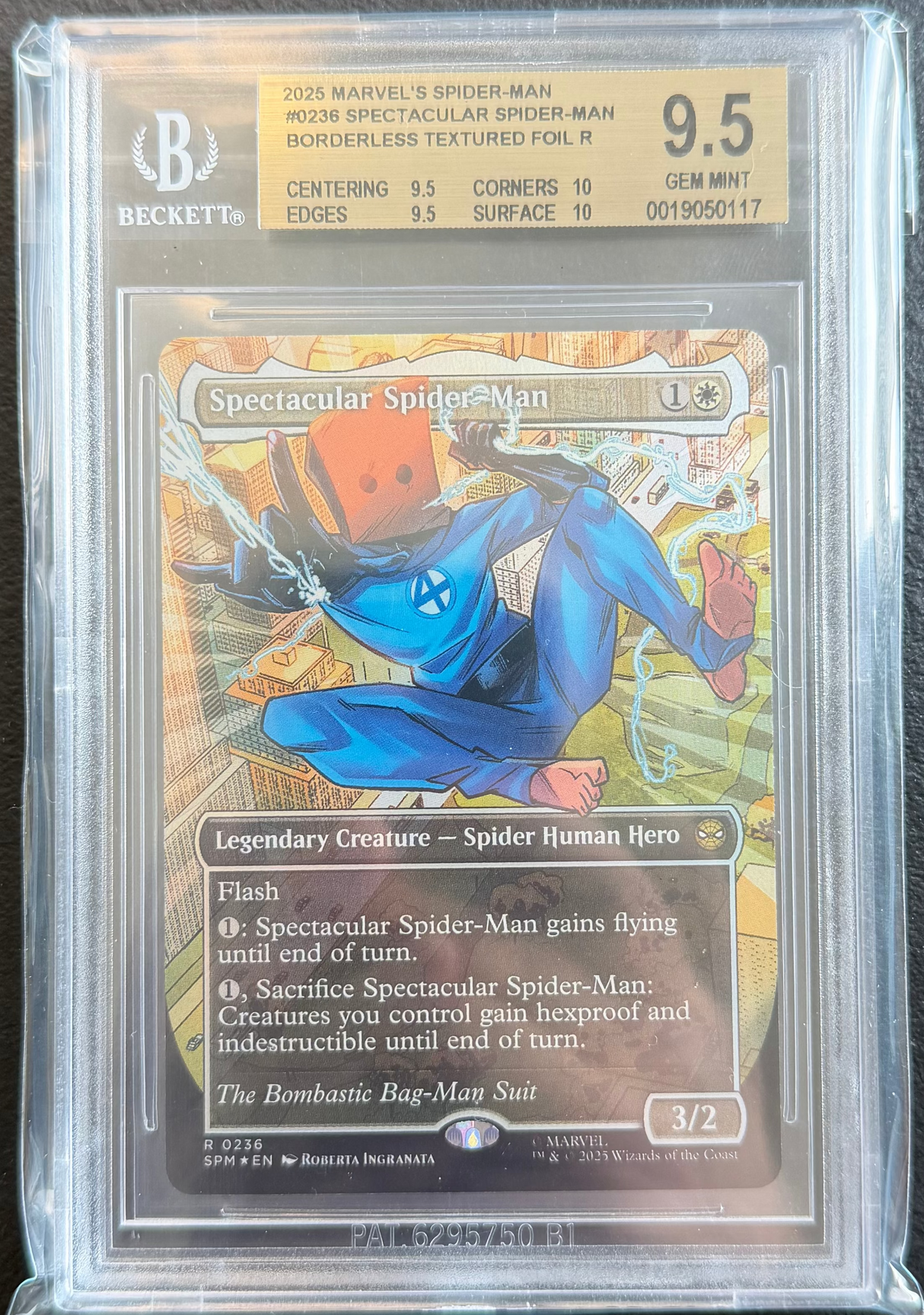 Spectacular Spider-Man #236 (Borderless) (Textured Foil) - [Graded BGS 9.5] Marvel's Spider-Man (SPM)