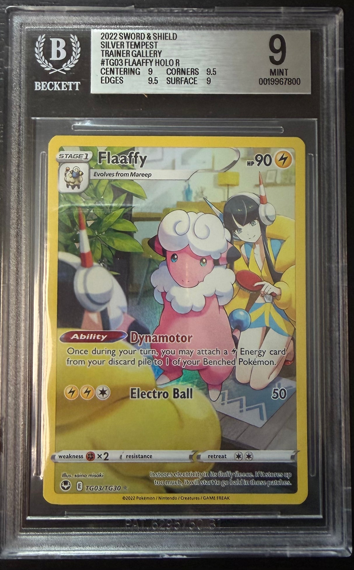 Flaaffy #TG03 - [Graded BGS 9] SWSH12: Silver Tempest Trainer Gallery (SWSH12: TG)