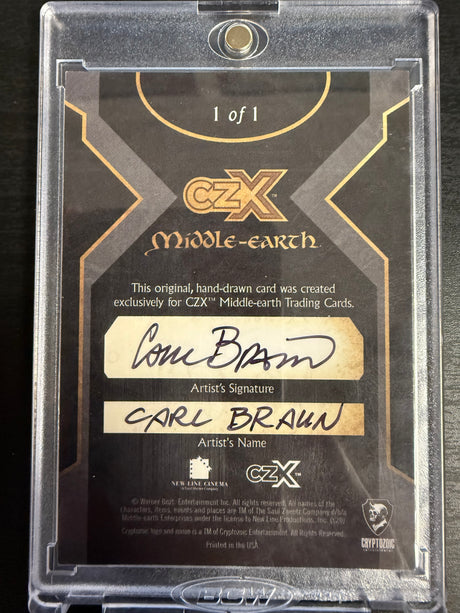 Cryptozoic CZX Middle-earth Frodo Baggins 1/1 Art Sketch