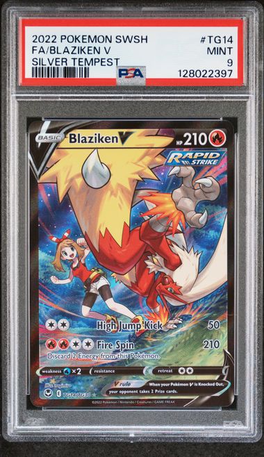 Blaziken V #TG14 - [Graded PSA 9] SWSH12: Silver Tempest Trainer Gallery (SWSH12: TG)