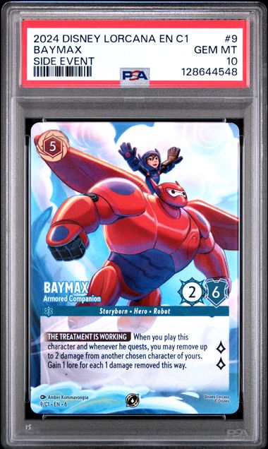 Baymax - Armored Companion - [Graded PSA 10] Disney Lorcana Promo Cards (DLPC)