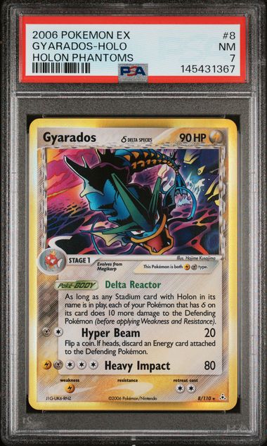 Gyarados (Delta Species) #8 - [Graded PSA 7] Holon Phantoms (HP)