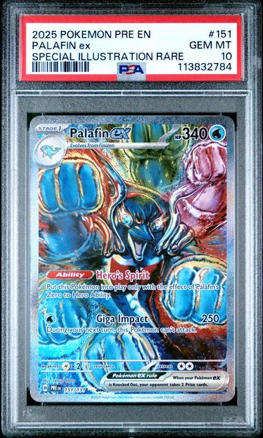 Palafin ex #151 - [Graded PSA 10] SV: Prismatic Evolutions (PRE)