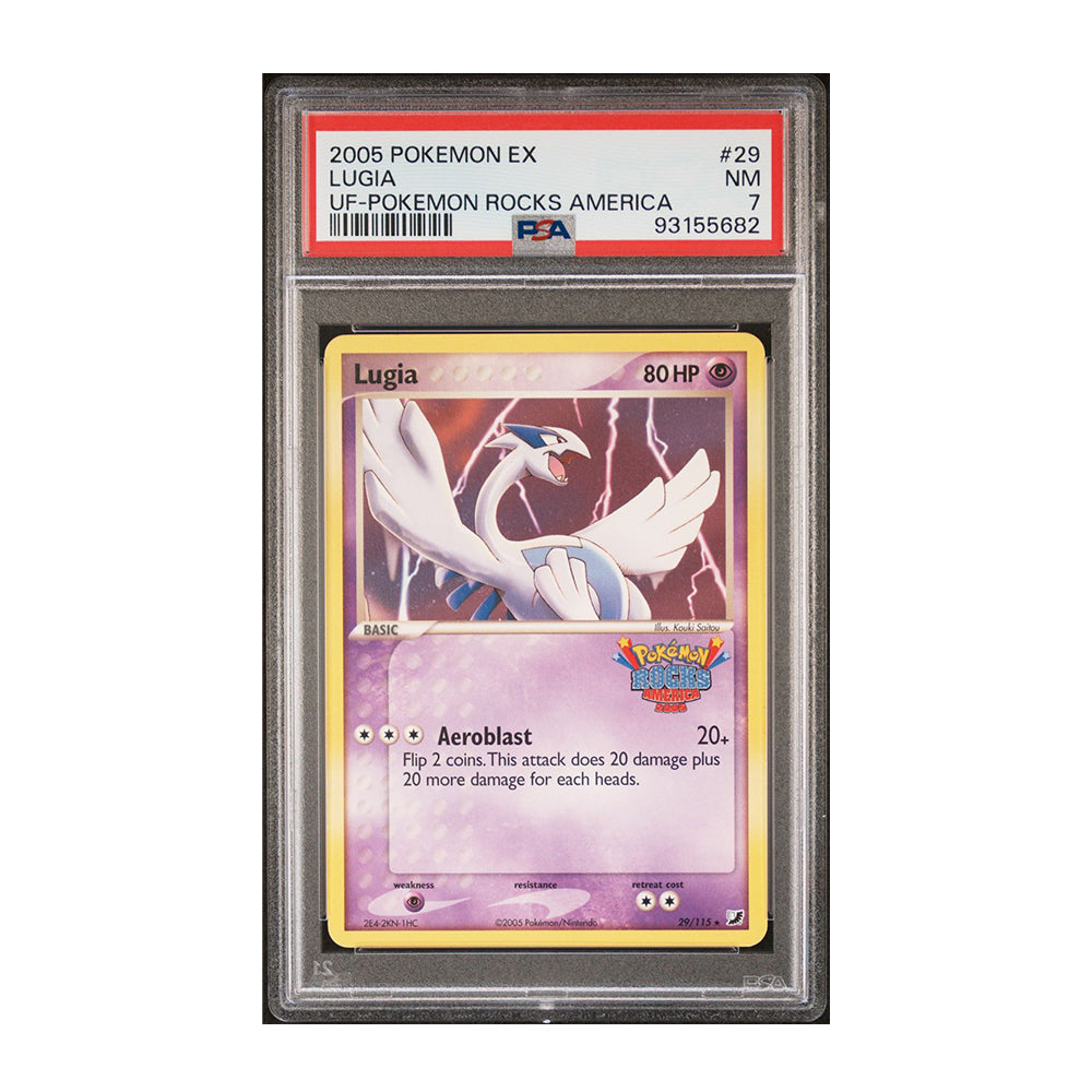 Lugia (29/115, Pokemon Rocks America) - [Graded PSA 7] Miscellaneous Cards & Products (MCAP)