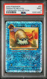 Omanyte #57 - [Reverse Holo, Graded PSA 9] Legendary Collection