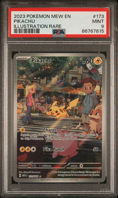 Pikachu 173/165 - [Graded PSA 9] SV: Scarlet & Violet 151 (MEW)
