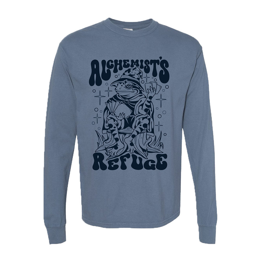 Frog Wizard Blue Long Sleeve - Alchemist's Refuge Long Sleeve