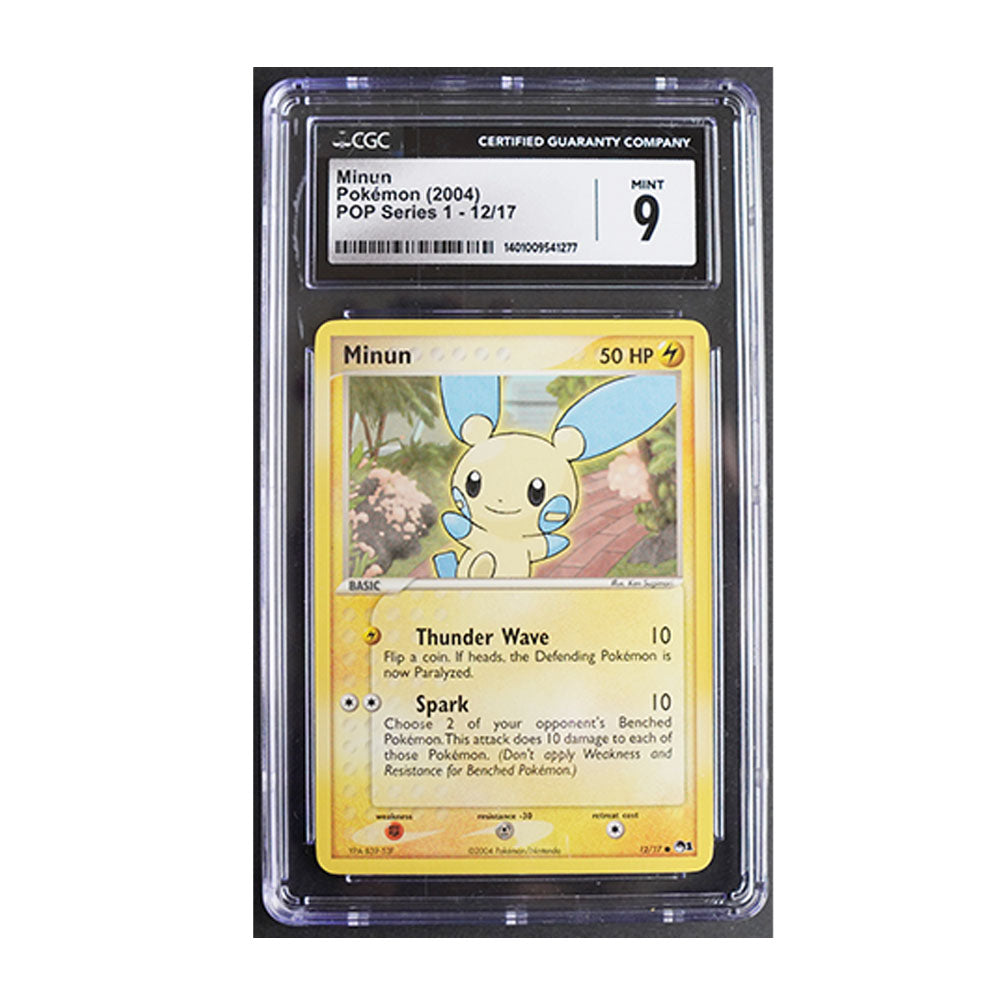 Minun [Graded CGC 9] - POP Series 1 (POP)