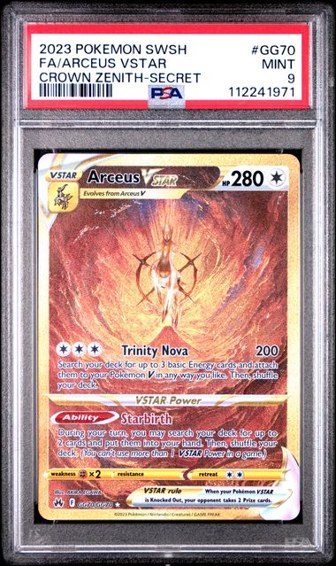 Arceus VSTAR (Secret) - [Graded PSA 9] Crown Zenith: Galarian Gallery (CRZ:GG)