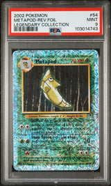 Metapod #54 - [Reverse Holo, Graded PSA 9] Legendary Collection