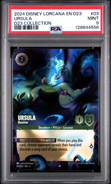 Ursula Deceiver  #03/D23 - [Graded PSA 9] D23 Promos (D23)