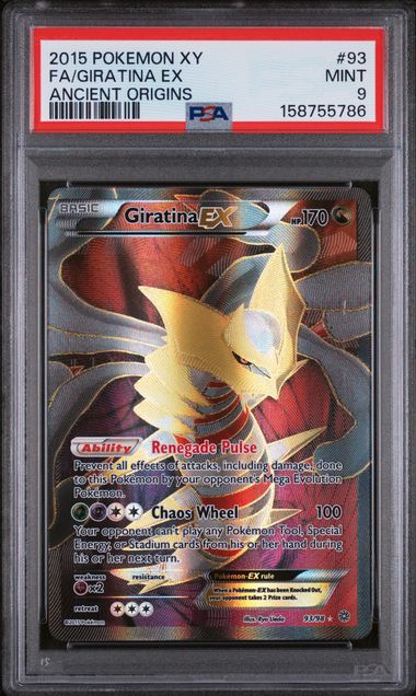 Giratina EX #93 - [Graded PSA 9] XY - Ancient Origins (AOR)