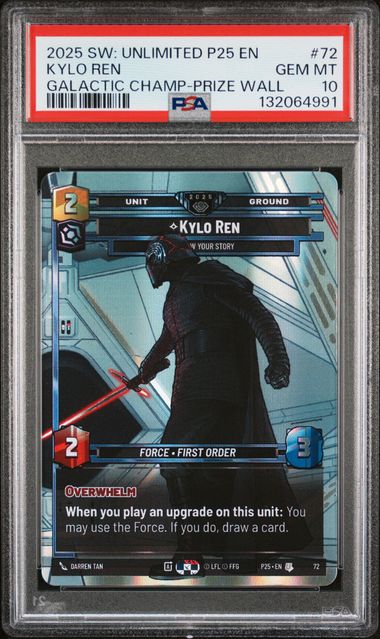 Kylo Ren - I Know Your Story - [Graded PSA 10] Organized Play Promos (OPP)