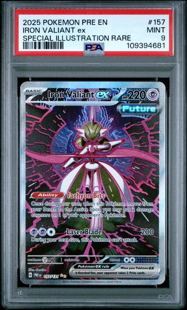 Iron Valiant ex #157 - [Graded PSA 9] SV: Prismatic Evolutions (PRE)