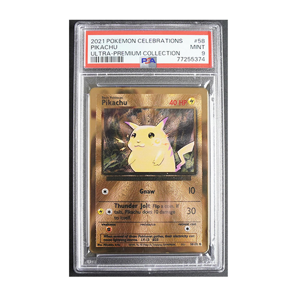 Pikachu - 58/102 (Celebrations Metal Card) - [Graded PSA 9] Miscellaneous Cards & Products (MCAP)