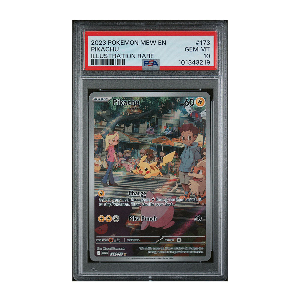 Pikachu 173/165 - [Holo, Graded PSA 10] SV: Scarlet & Violet 151 (MEW)