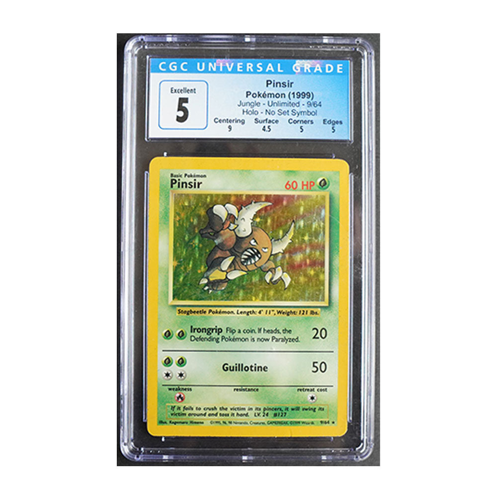 Pinsir [Holo, Graded CGC 5] - Jungle - No Set Symbol