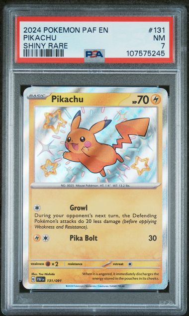 Pikachu #131 - [Graded PSA 7] SV: Paldean Fates (PAF)