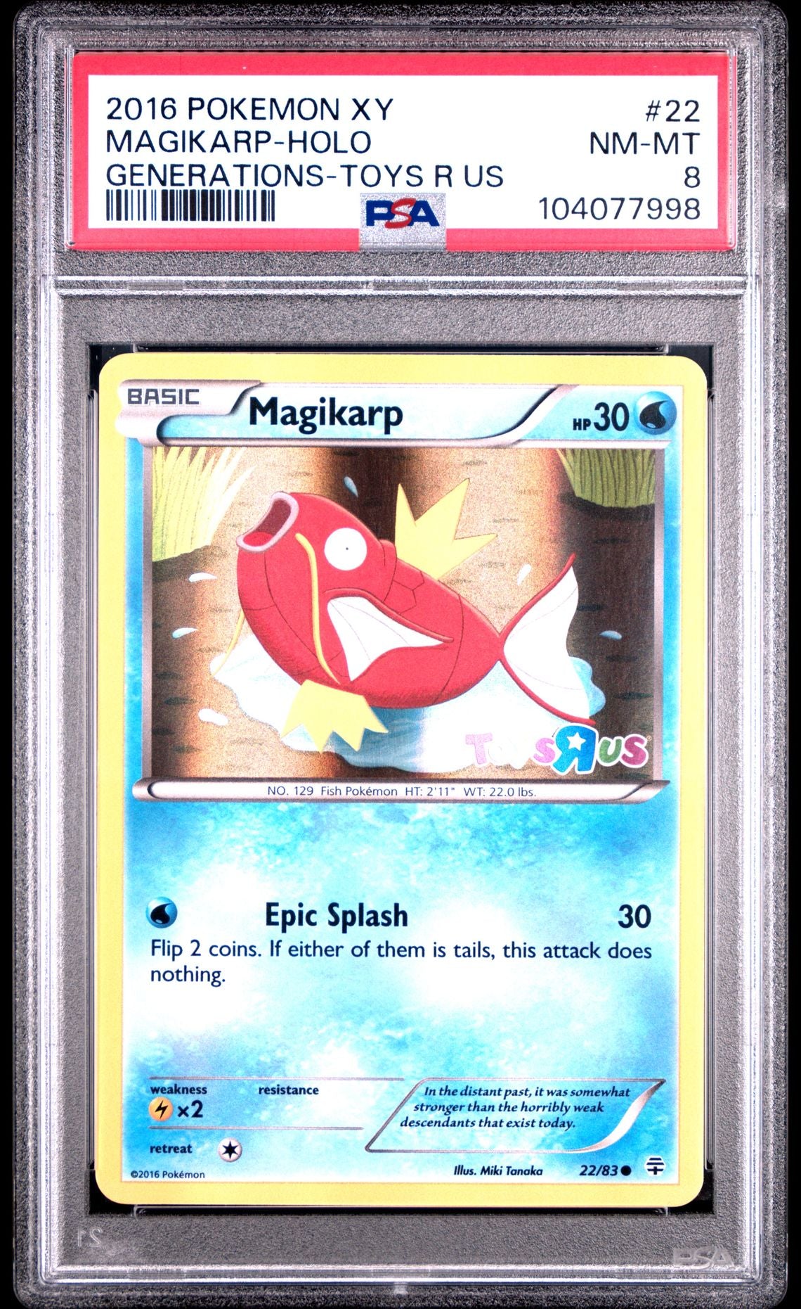 Magikarp #22 - [Graded PSA 8] Xy Generations