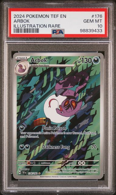 Arbok #176 - [Graded PSA 10] SV05: Temporal Forces (TEF)