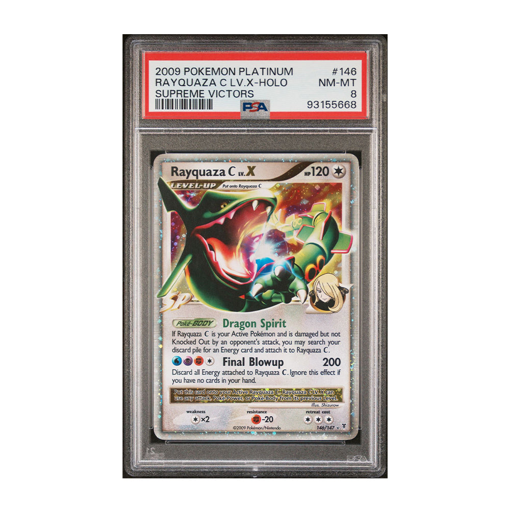 Rayquaza C Lv.X - [Holo, Graded PSA 8] Supreme Victors (SV)