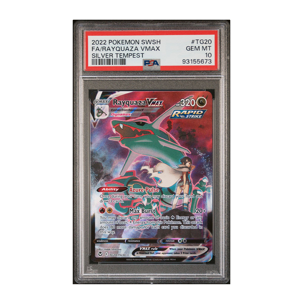 Rayquaza VMAX - [Holo, Graded PSA 10] SWSH12: Silver Tempest Trainer Gallery (SWSH12: TG)