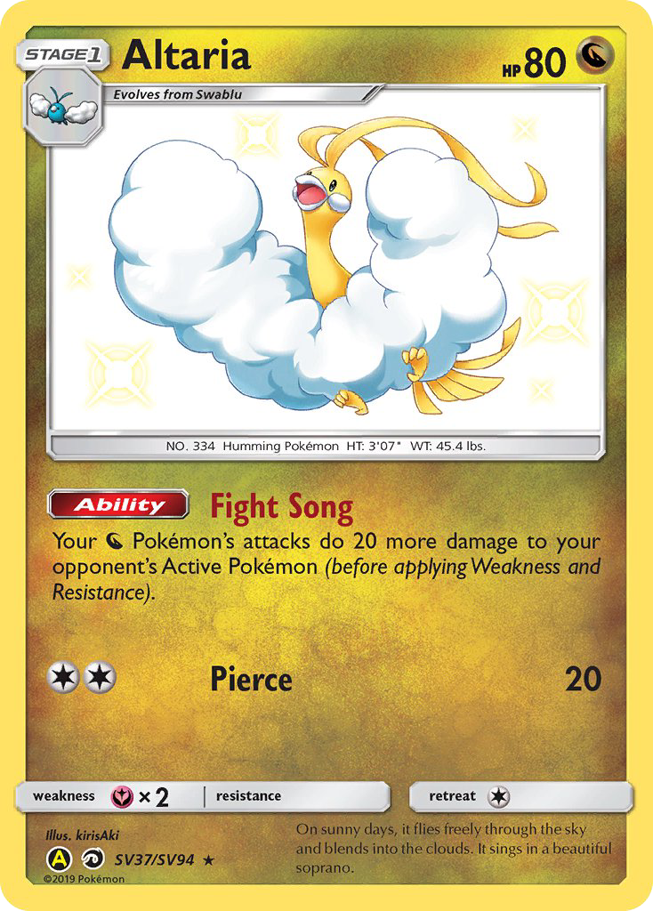 Altaria (SV37/94) - Hidden Fates Shiny Vault (HIFSV)