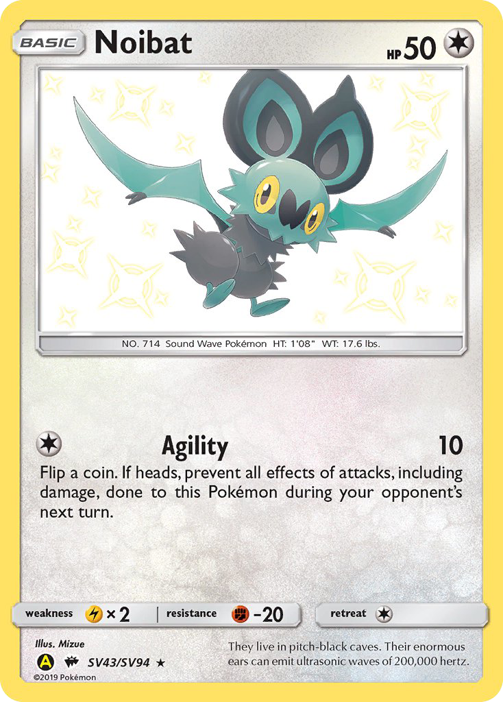 Noibat (SV43/94) - Hidden Fates Shiny Vault (HIFSV)