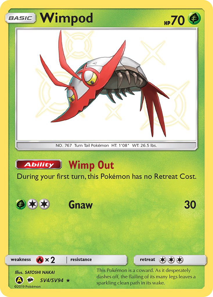 Wimpod (SV4/94) - Hidden Fates Shiny Vault (HIFSV)