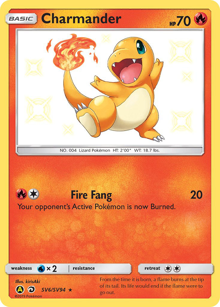 Charmander (SV6/94) - Hidden Fates Shiny Vault (HIFSV)