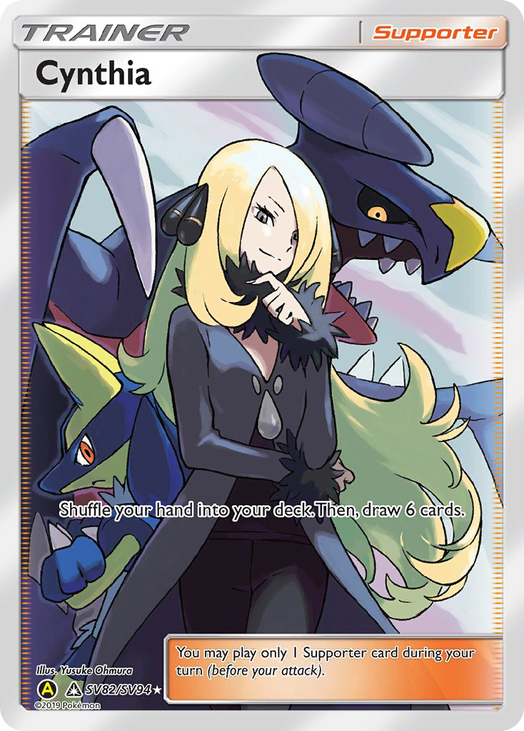 Cynthia (SV82/94) - [Full Art] Hidden Fates Shiny Vault (HIFSV)