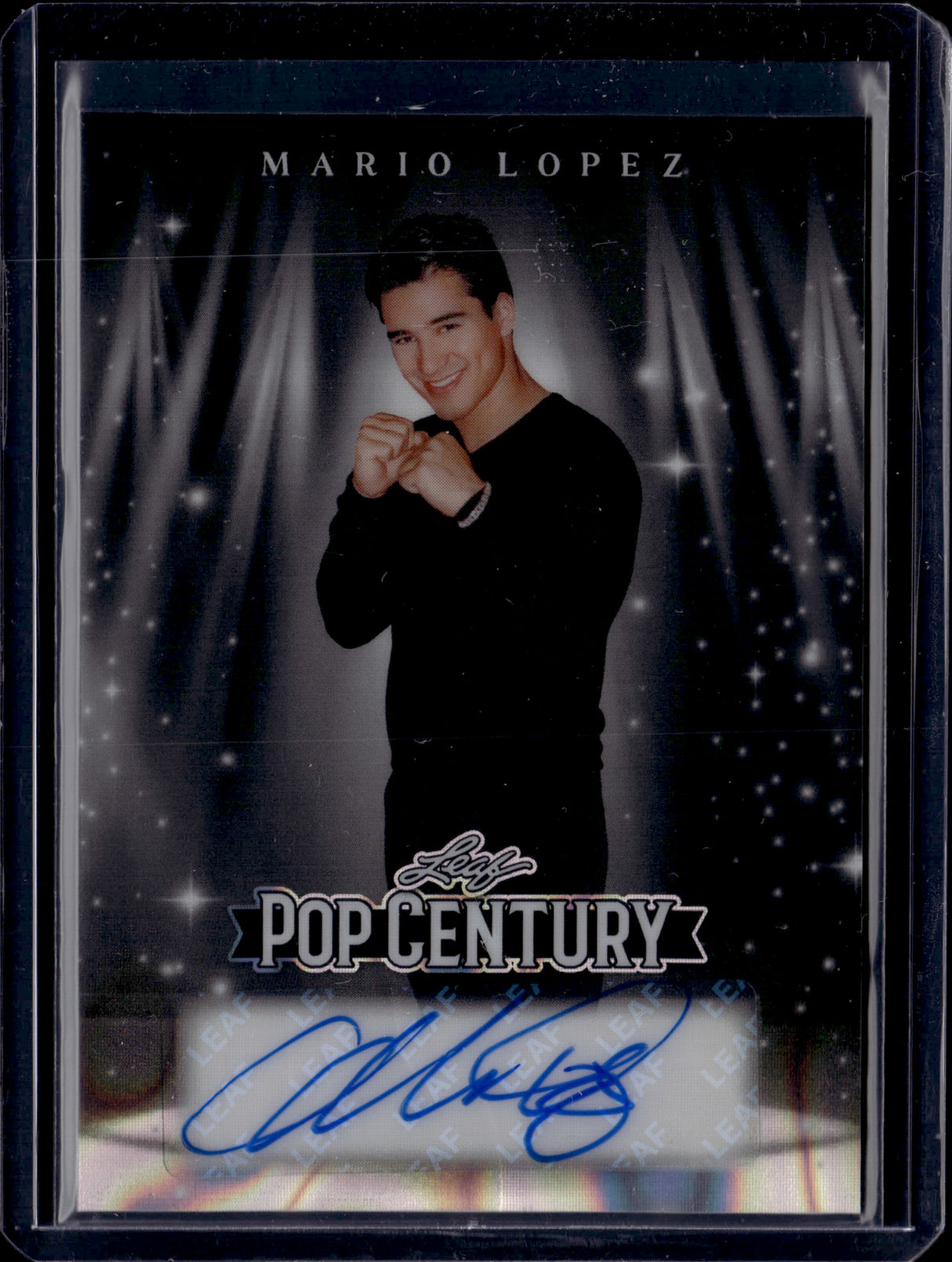 2026 Leaf Pop Century Mario Lopez Auto 1/1