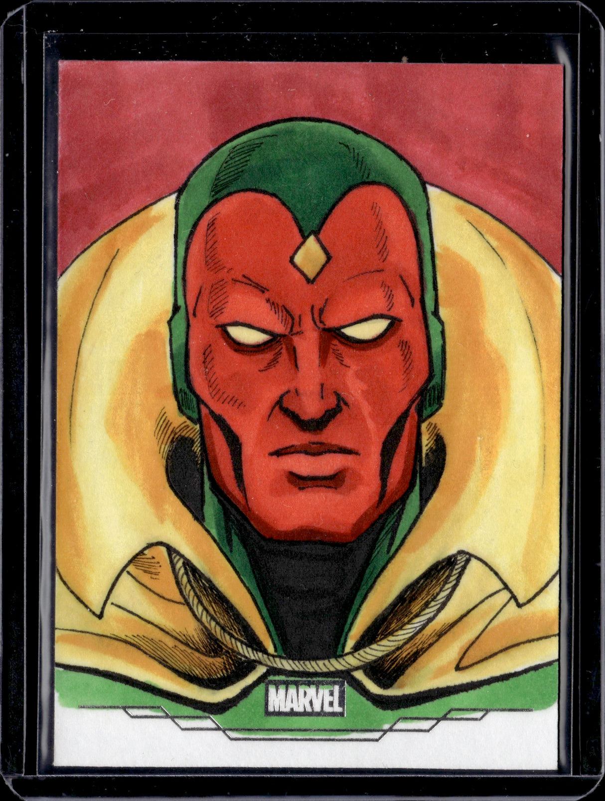 Topps Marvel Vision Artist Sketch 1/1