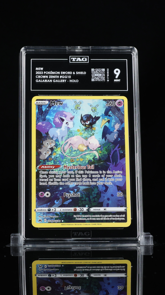 Mew #GG10 - [Graded TAG 9] Crown Zenith: Galarian Gallery (CRZ:GG)