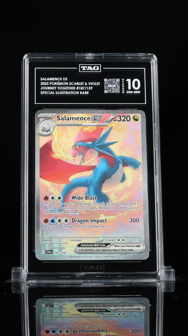 Salamence Ex #187 - [Graded TAG 10] SV09: Journey Together (JTG)