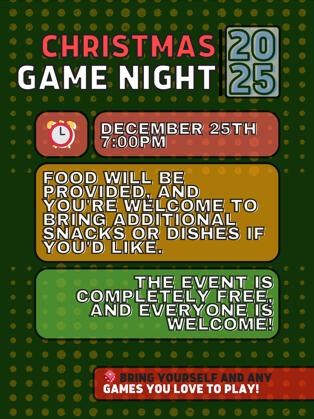 Christmas Game Night