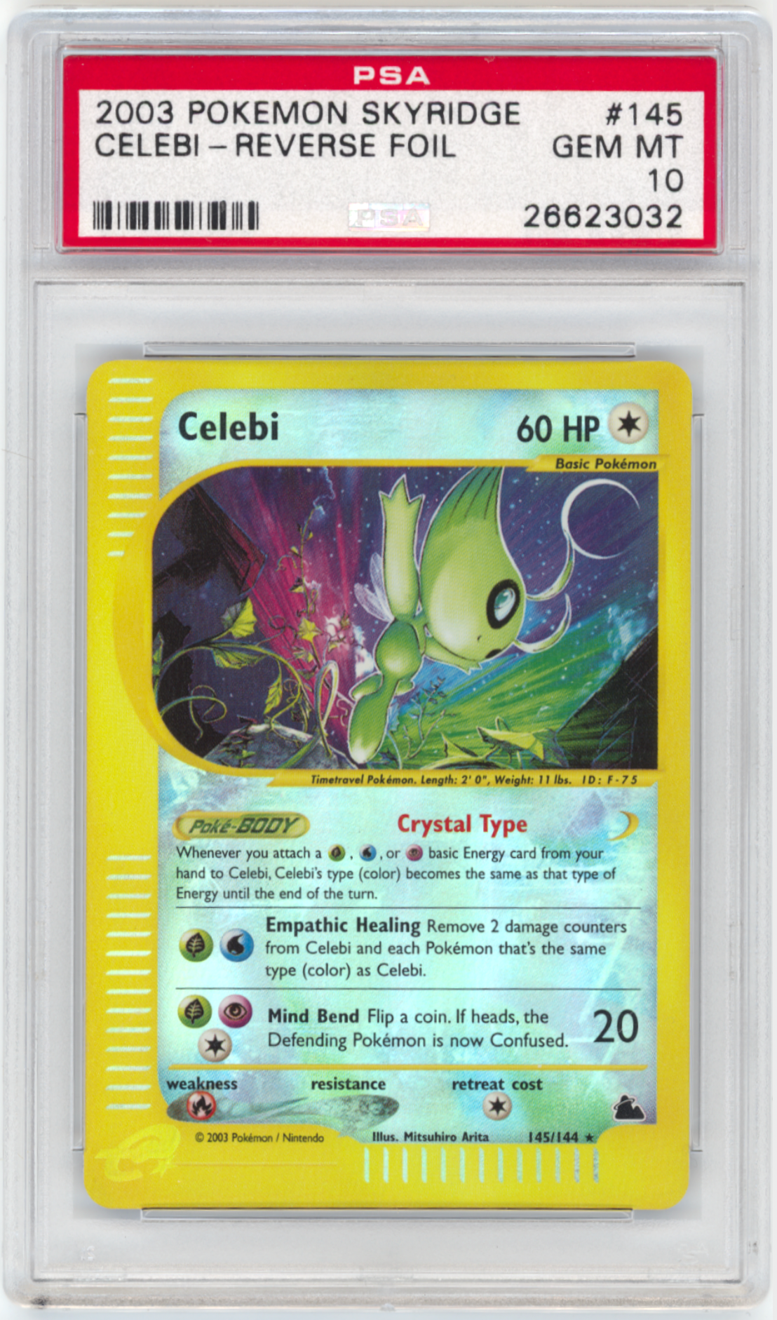 Celebi #145 - [Graded PSA 10] Skyridge (SK)