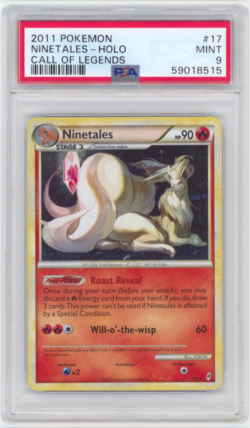 Ninetales #17 - [Graded PSA 9] Deck Exclusives (PR)