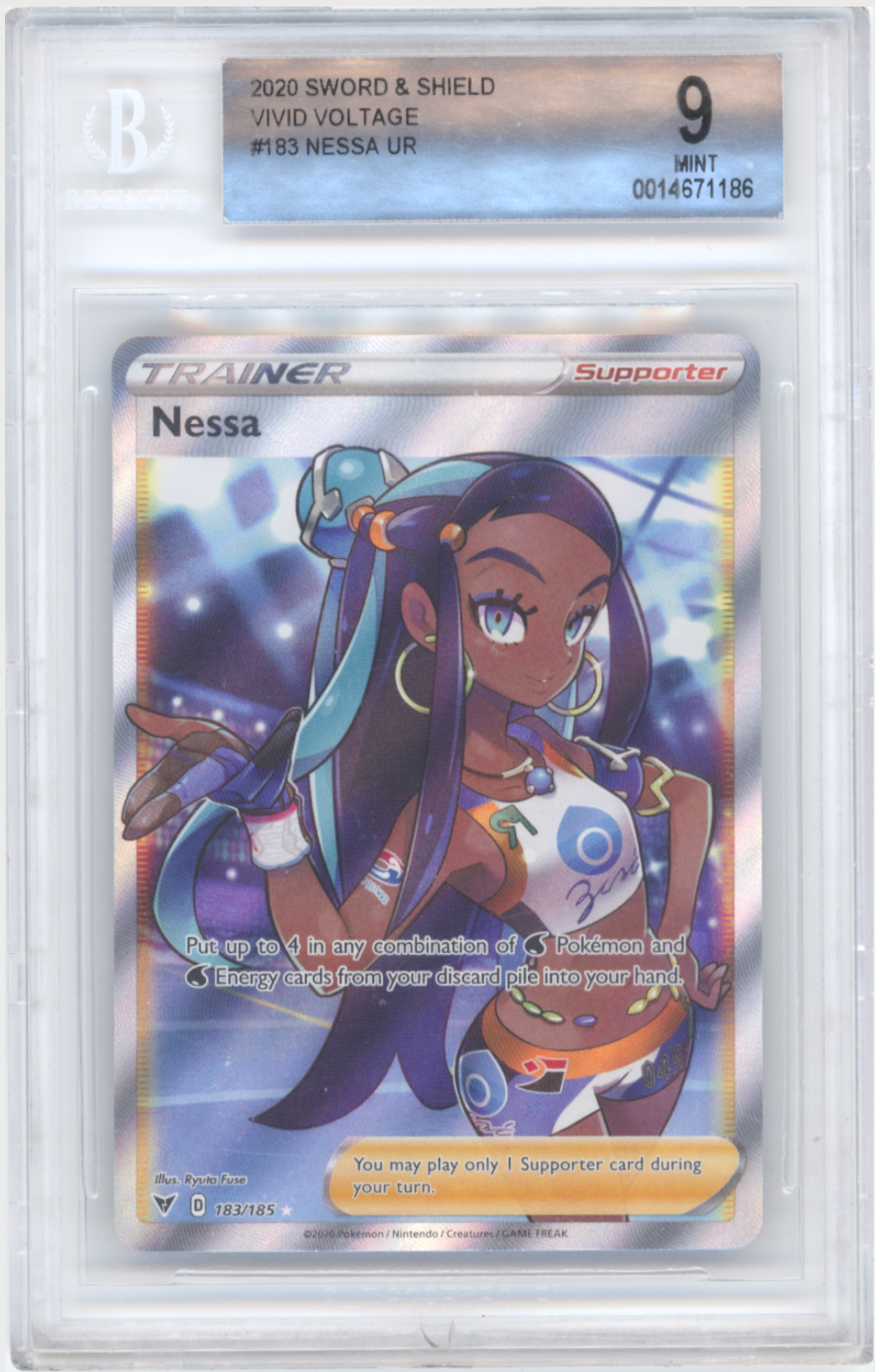 Nessa #183 - [Graded BGS 9] SWSH04: Vivid Voltage (SWSH04)