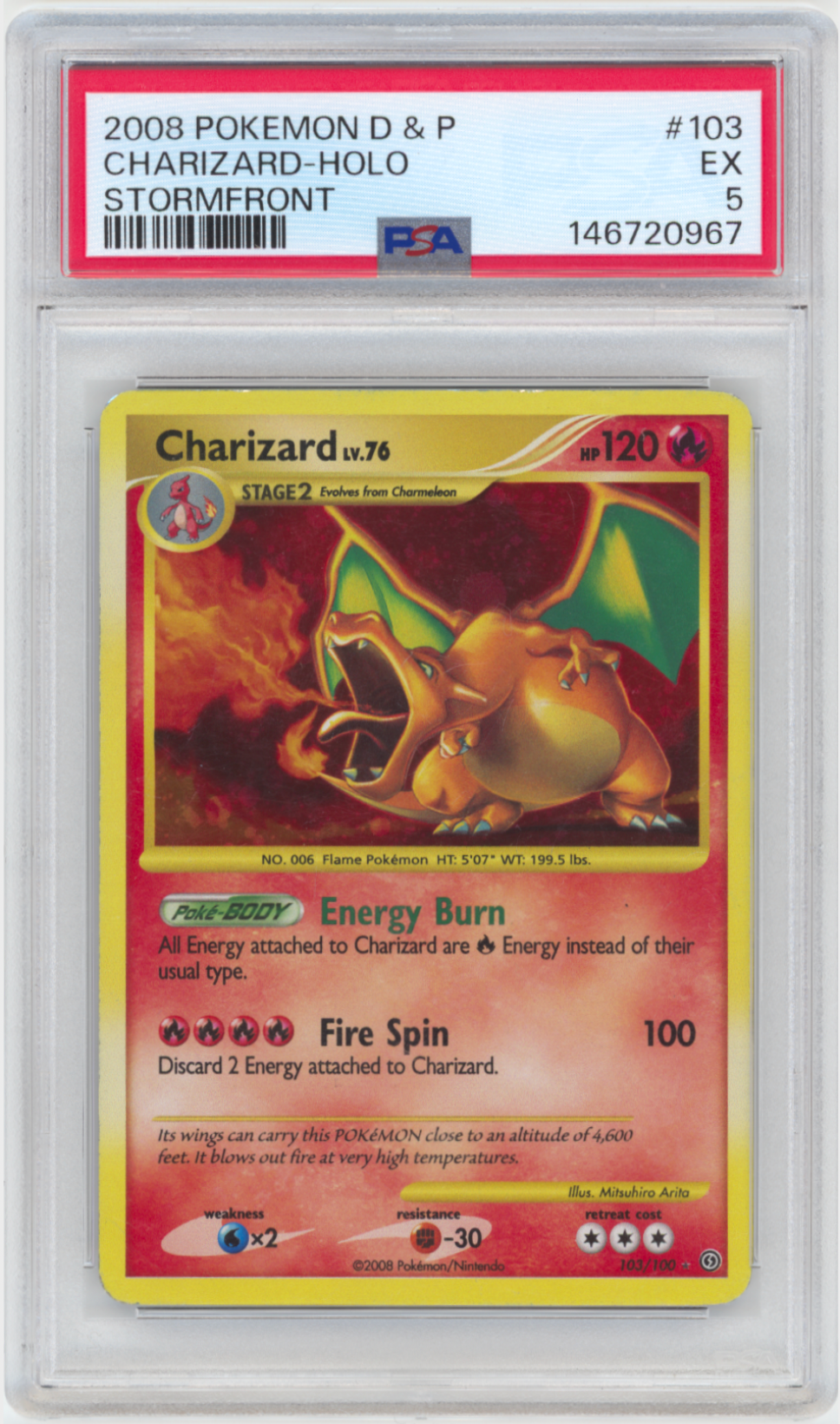 Charizard #103 - [Graded PSA 5] Stormfront (SF)